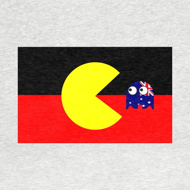 Australian Aboriginal flag by Wickedcartoons